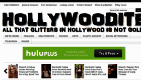 What Hollywoodite.com website looked like in 2012 (11 years ago)