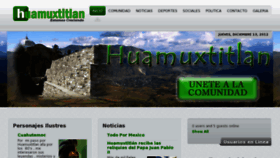 What Huamuxtitlan.com website looked like in 2012 (11 years ago)