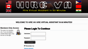 What Hireva.net website looked like in 2012 (11 years ago)