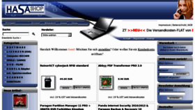 What Hasa-shop.de website looked like in 2012 (11 years ago)
