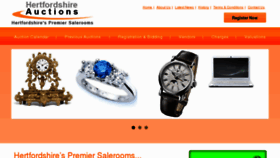 What Hertsauctions.com website looked like in 2012 (12 years ago)