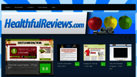 What Healthfulreviews.com website looked like in 2013 (11 years ago)