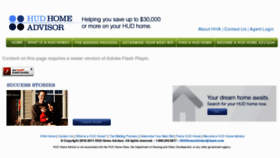 What Hudhomeadvisor.com website looked like in 2013 (11 years ago)