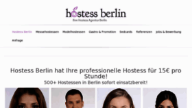 What Hostessberlin.com website looked like in 2013 (11 years ago)