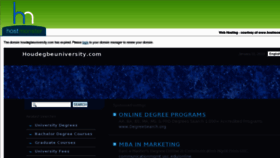 What Houdegbeuniversity.com website looked like in 2013 (11 years ago)