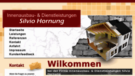 What Hornung-innenausbau.de website looked like in 2013 (11 years ago)