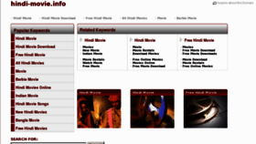 What Hindi-movie.info website looked like in 2013 (11 years ago)