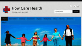 What Howcarehealth.com website looked like in 2013 (11 years ago)