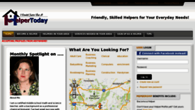 What Helpertoday.com website looked like in 2013 (11 years ago)