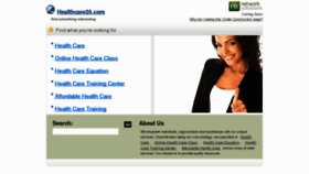 What Healthcare24.com website looked like in 2013 (11 years ago)