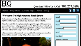 What Highgroundrealestate.com website looked like in 2013 (11 years ago)