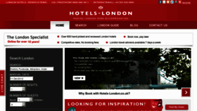 What Hotels-london.co.uk website looked like in 2013 (11 years ago)