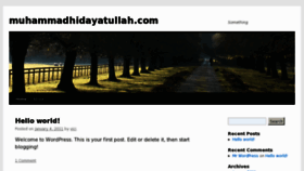 What Hidayatullah.net website looked like in 2011 (13 years ago)