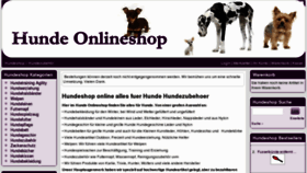 What Hunde-onlineshop.net website looked like in 2013 (11 years ago)