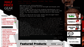 What Halfpricegear.net website looked like in 2013 (11 years ago)