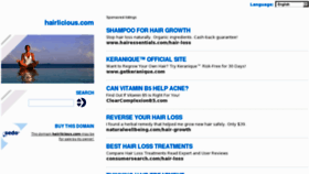 What Hairlicious.com website looked like in 2013 (11 years ago)