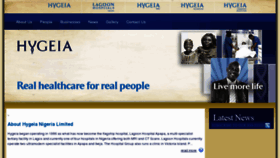 What Hygeiagroup.com website looked like in 2013 (11 years ago)