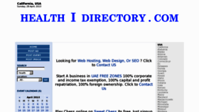 What Healthidirectory.com website looked like in 2013 (11 years ago)
