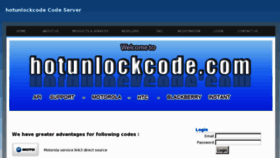 What Hotunlockcode.com website looked like in 2013 (10 years ago)