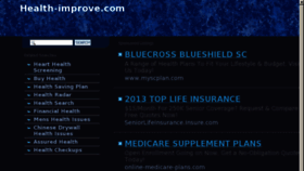 What Health-improve.com website looked like in 2013 (10 years ago)