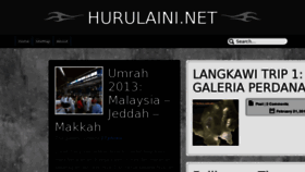 What Hurulaini.net website looked like in 2013 (10 years ago)