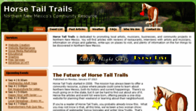 What Horsetailtrails.com website looked like in 2013 (10 years ago)