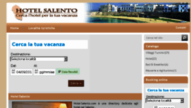 What Hotel-salento.com website looked like in 2013 (10 years ago)