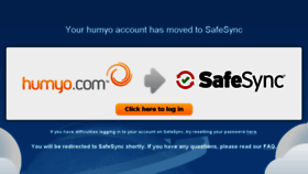 What Humyo.com website looked like in 2013 (10 years ago)