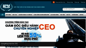What Hpmvietnam.com website looked like in 2013 (10 years ago)