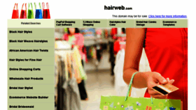 What Hairweb.com website looked like in 2013 (10 years ago)