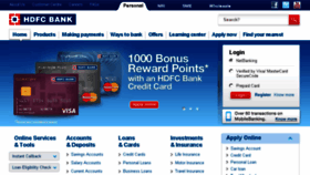 What Hdfcbank.net website looked like in 2013 (10 years ago)