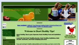 What Heart-healthy-tips.com website looked like in 2013 (10 years ago)