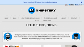 What Hipstery.com website looked like in 2013 (10 years ago)