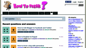 What Howtofreak.com website looked like in 2013 (10 years ago)