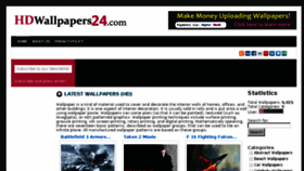 What Hdwallpapers24.com website looked like in 2013 (10 years ago)