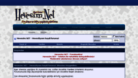 What Hevesim.net website looked like in 2013 (10 years ago)