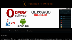 What Hexaspark.com website looked like in 2013 (10 years ago)