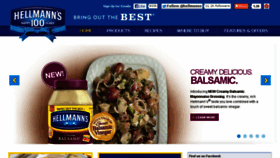 What Hellmanns.us website looked like in 2013 (10 years ago)