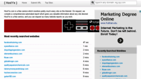 What Hostye.com website looked like in 2013 (10 years ago)