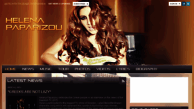 What Helenapaparizou.com website looked like in 2013 (10 years ago)