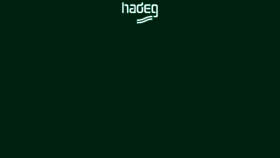 What Hadeg.nl website looked like in 2013 (12 years ago)