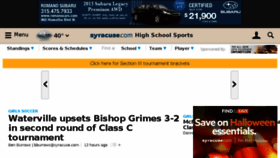 What Highschoolsports.syracuse.com website looked like in 2013 (10 years ago)