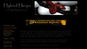 What Hybridherps.com website looked like in 2013 (10 years ago)