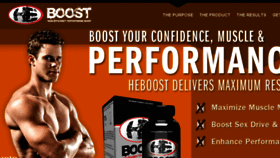 What Heboost.com website looked like in 2013 (10 years ago)