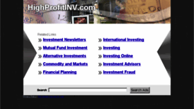 What Highprofitinv.com website looked like in 2013 (10 years ago)
