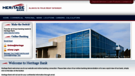 What Heritagebankva.com website looked like in 2013 (10 years ago)