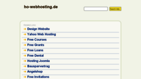 What Ho-webhosting.de website looked like in 2013 (10 years ago)