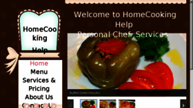 What Homecookinghelp.com website looked like in 2013 (10 years ago)