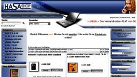 What Hasa-shop.de website looked like in 2014 (10 years ago)