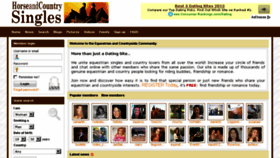 What Horseandcountrysingles.com website looked like in 2014 (10 years ago)